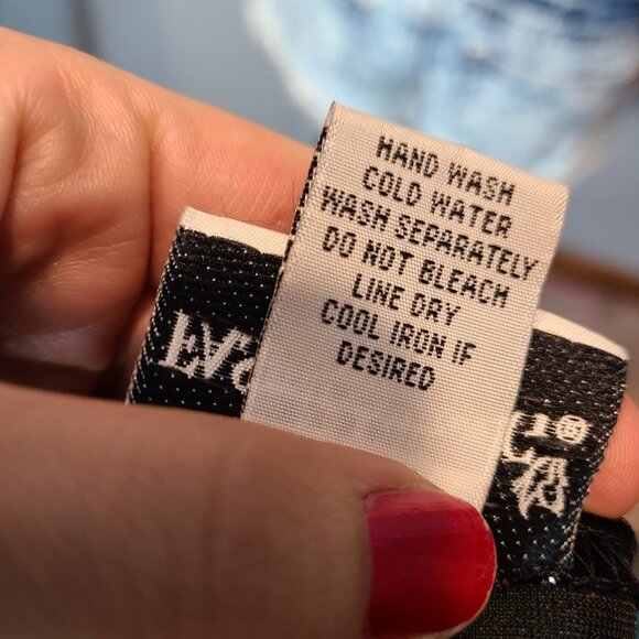 Vintage Fashion Bug Black Velvet Gold Gilded Glitter Top Art Deco 1920s Y2K - Picture 10 of 10